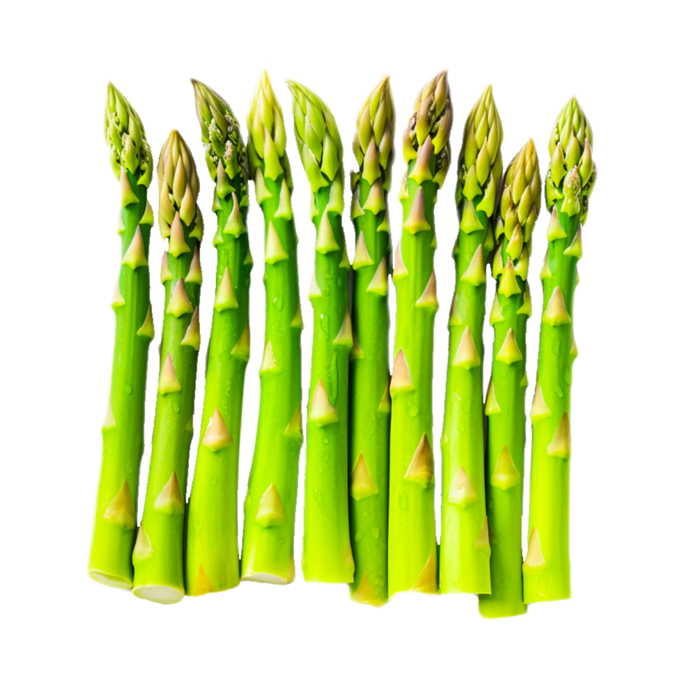 asparago crudo foodism Salute verdura generativo ai png