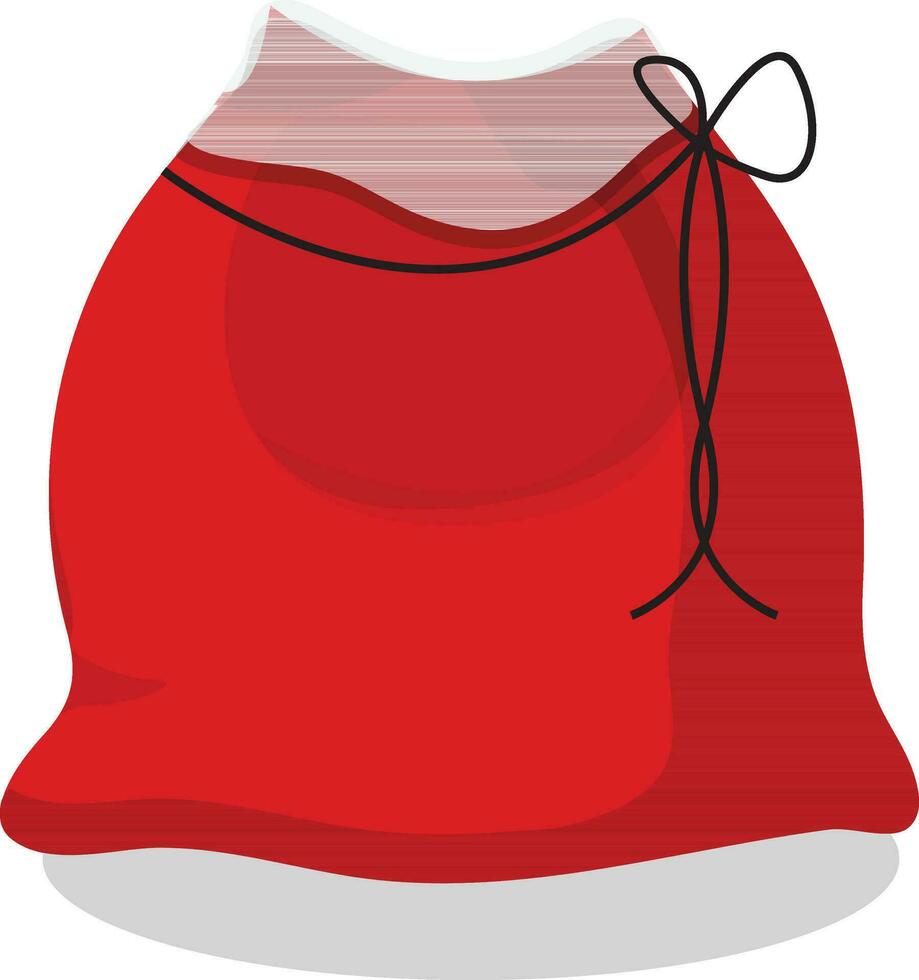 plano ilustración de Papa Noel gorra. vector