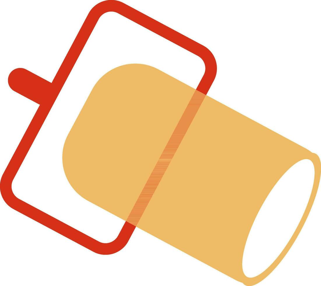 Spot light icon for movie and entertainment concept. vector