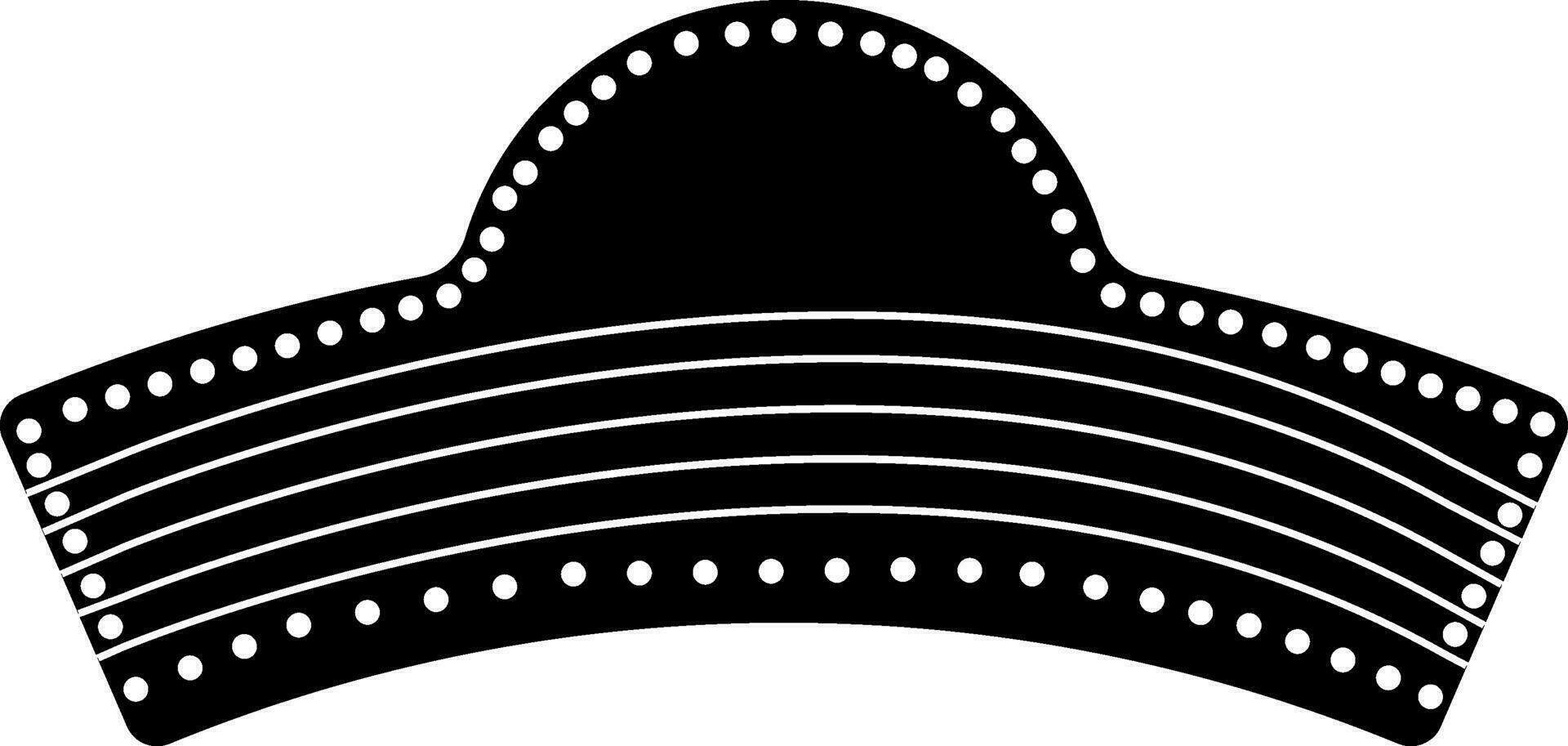 Banner icon for cinema concept in glyph. vector