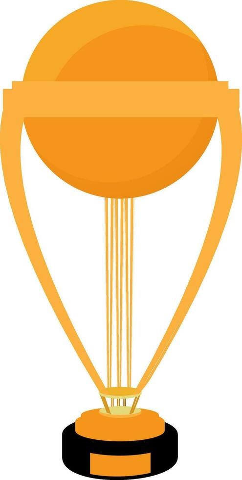 Creative winners trophy cup icon. vector