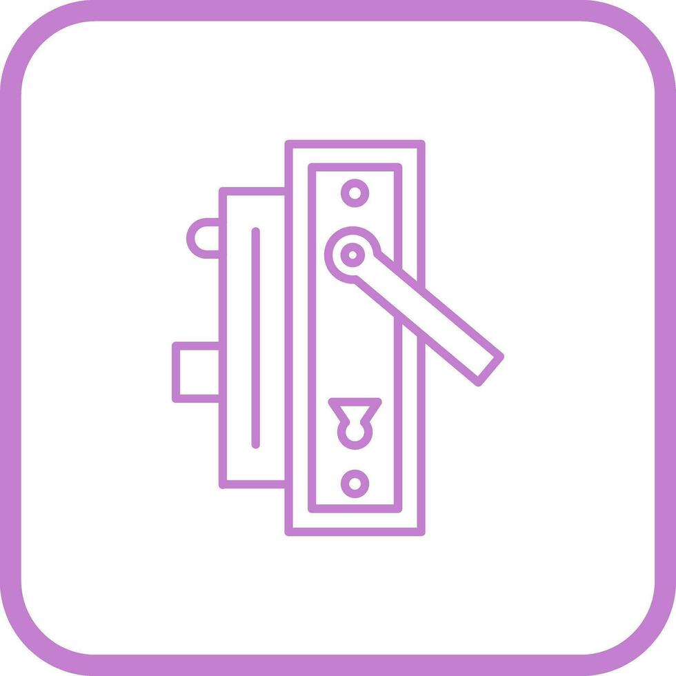 icono de vector de manija de puerta