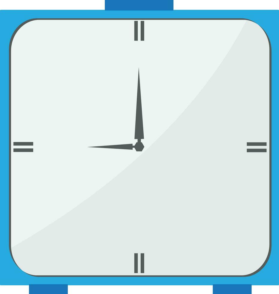 plano ilustración de reloj. vector