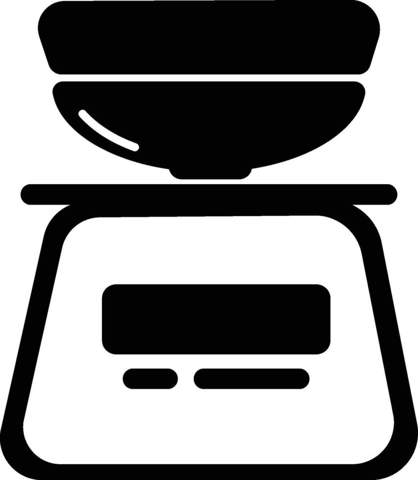 Illustration of Digital Weighing Scale. vector