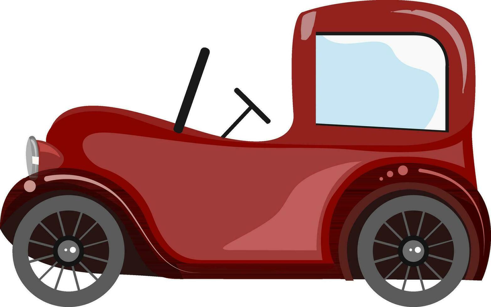 Retro design of car. vector