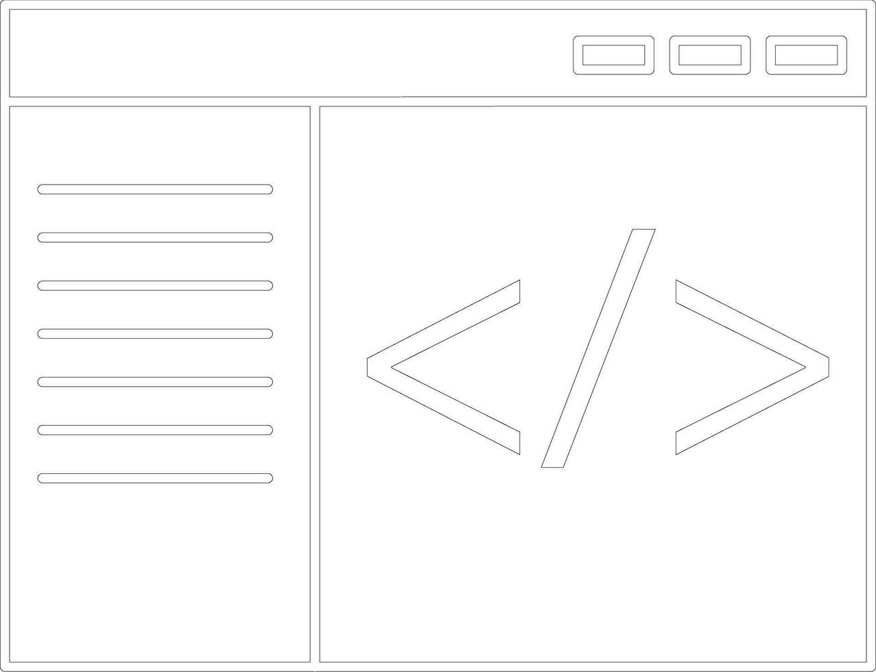 Vector Coding sign or symbol. 25327370 Vector Art at Vecteezy