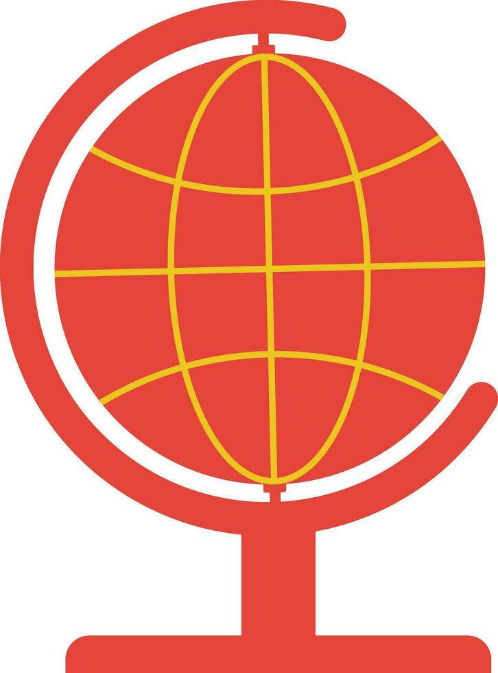 Illustration of a earth globe. vector