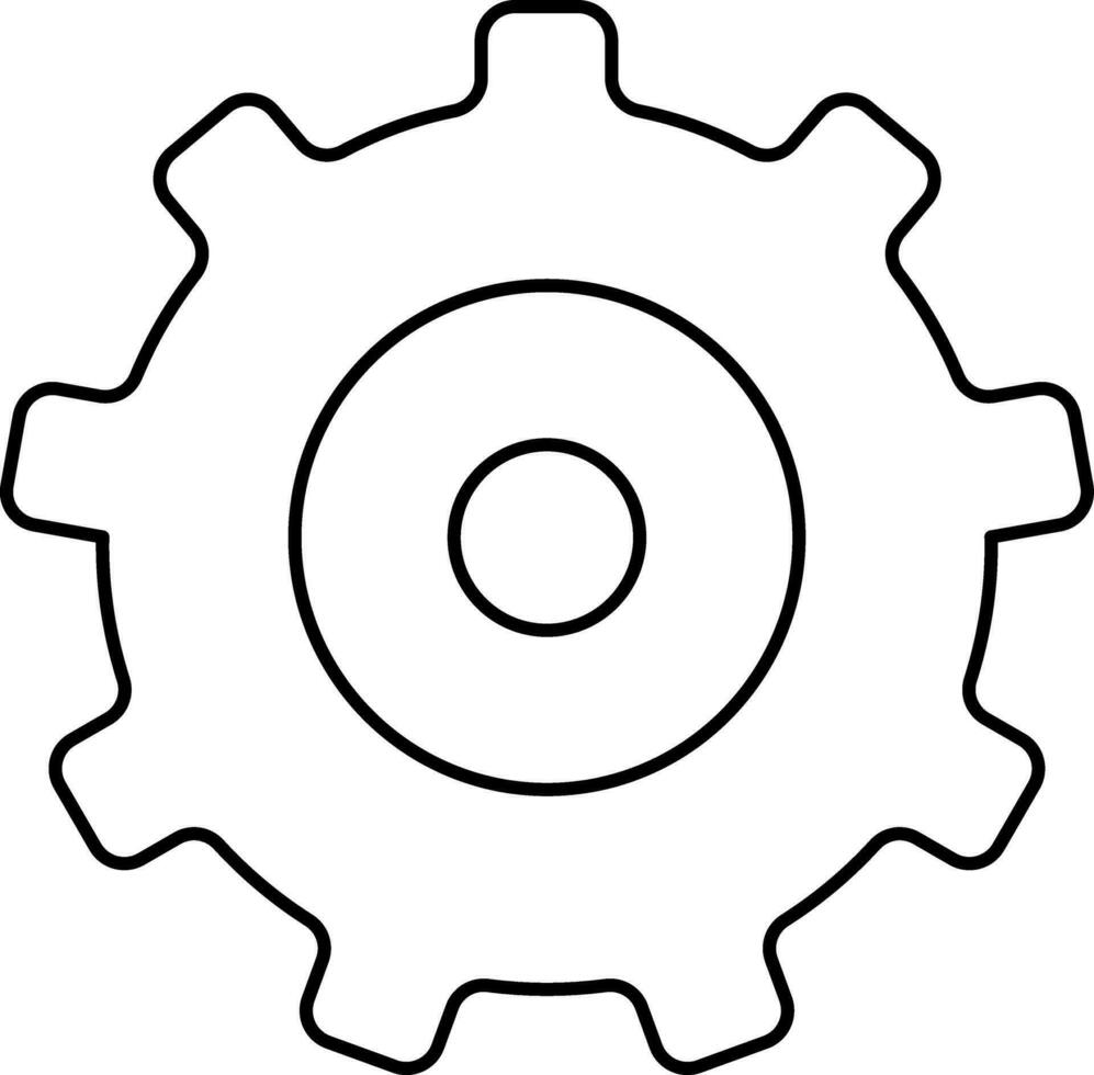 Web Setting sign or symbol. vector