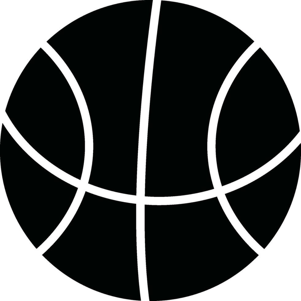 firmar o símbolo de un baloncesto. vector