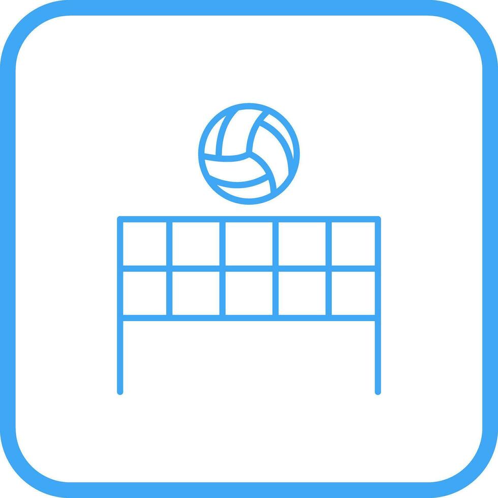 Beach Volleyball Vector Icon