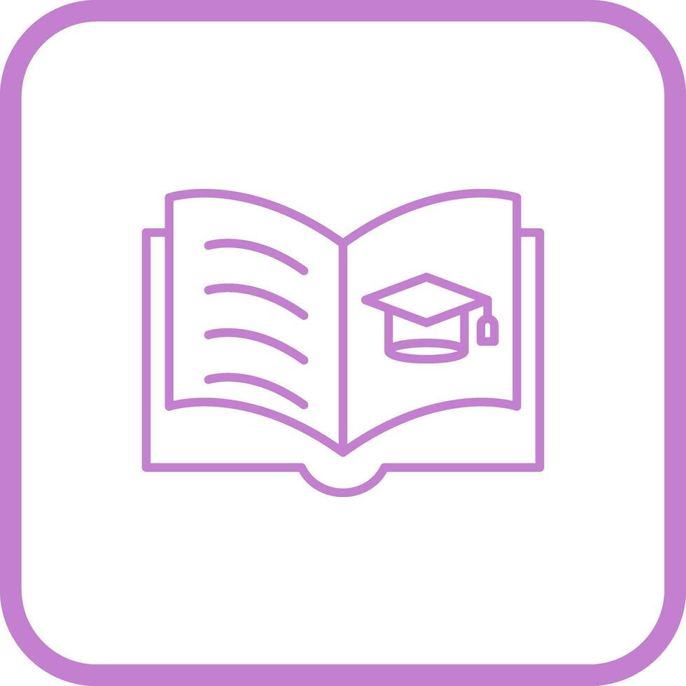 icono de vector de libro abierto