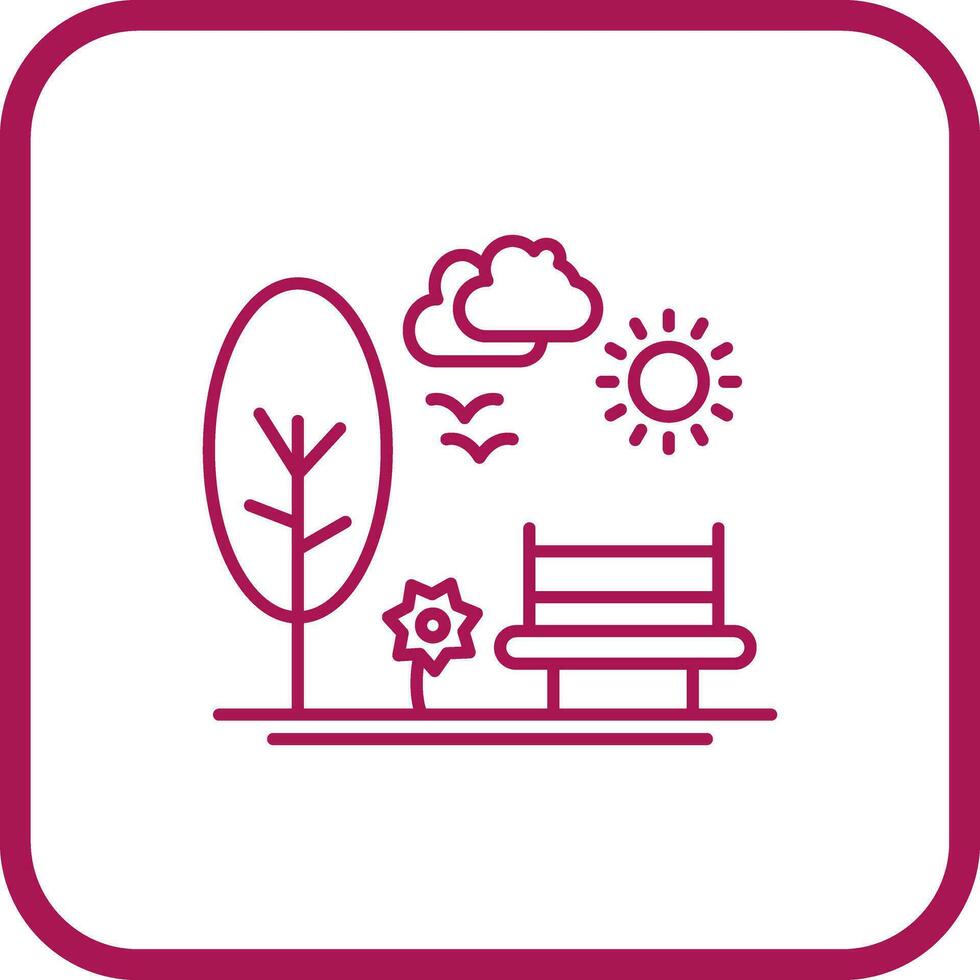 Park Vector Icon