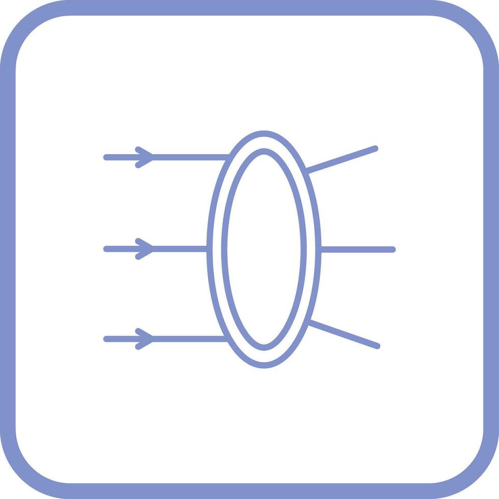 Refraction Vector Icon