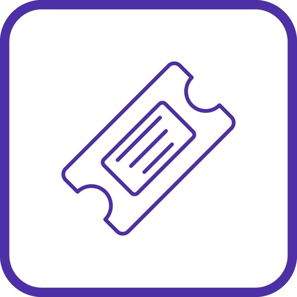 Ticket Vector Icon