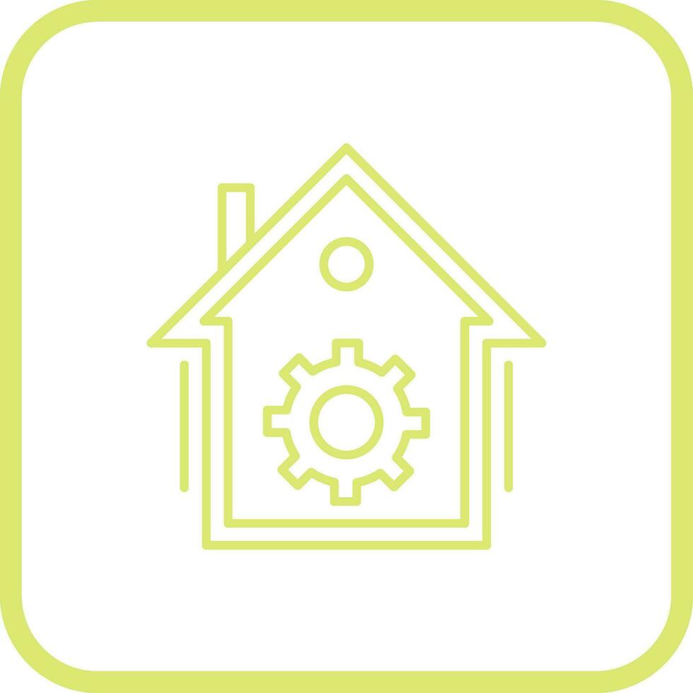 icono de vector de automatización del hogar