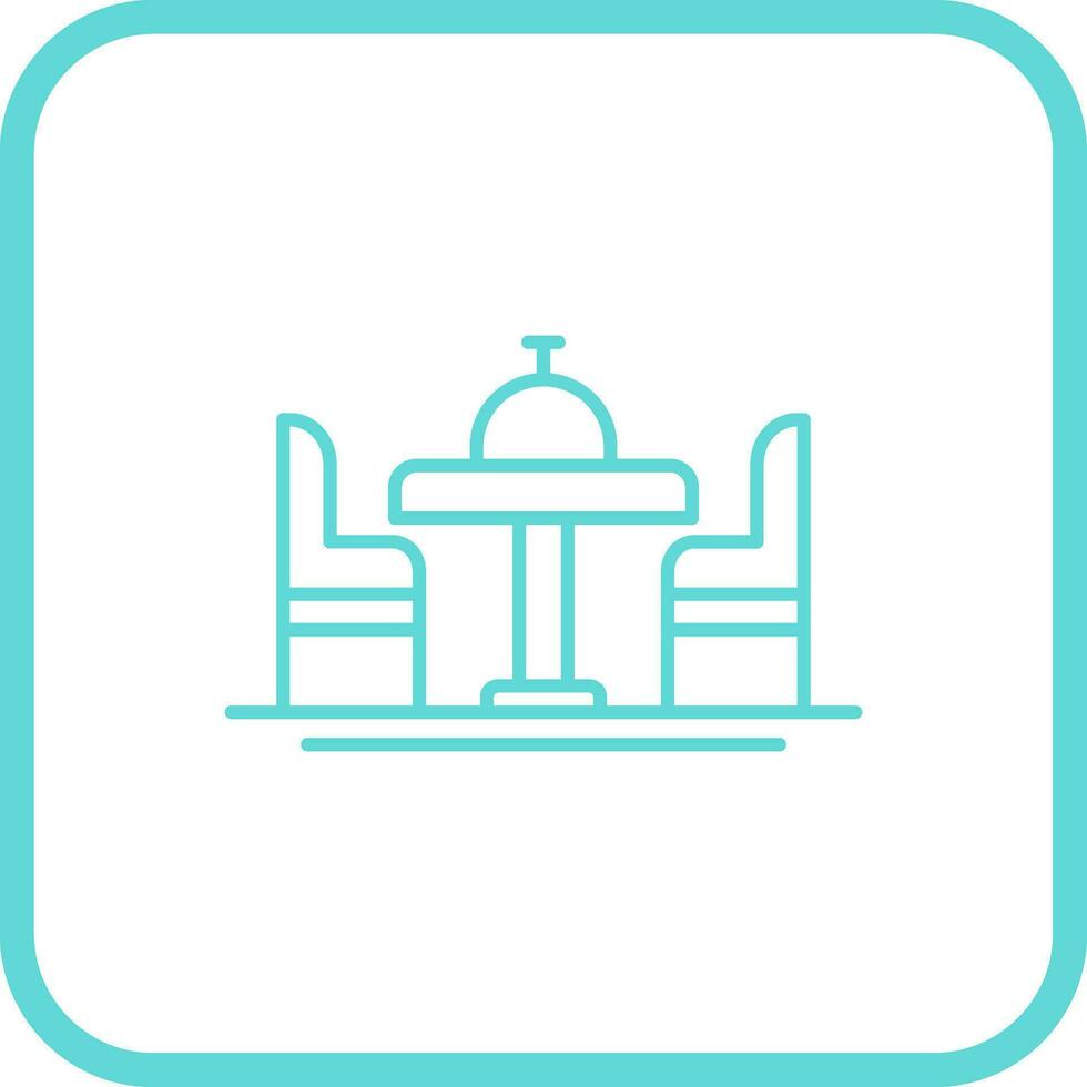 Dinning Table Vector Icon