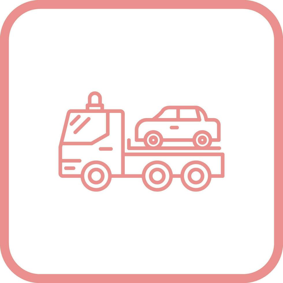 Tow Truck Vector Icon