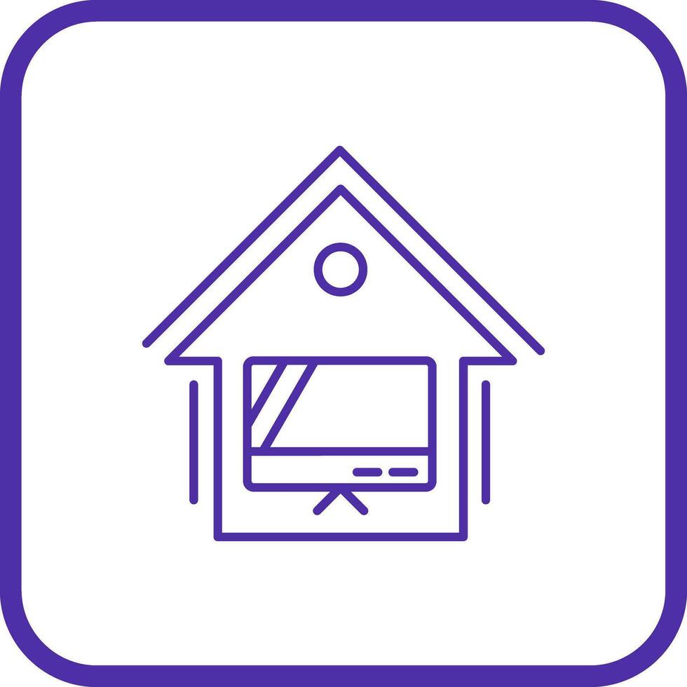 Smart TV Vector Icon