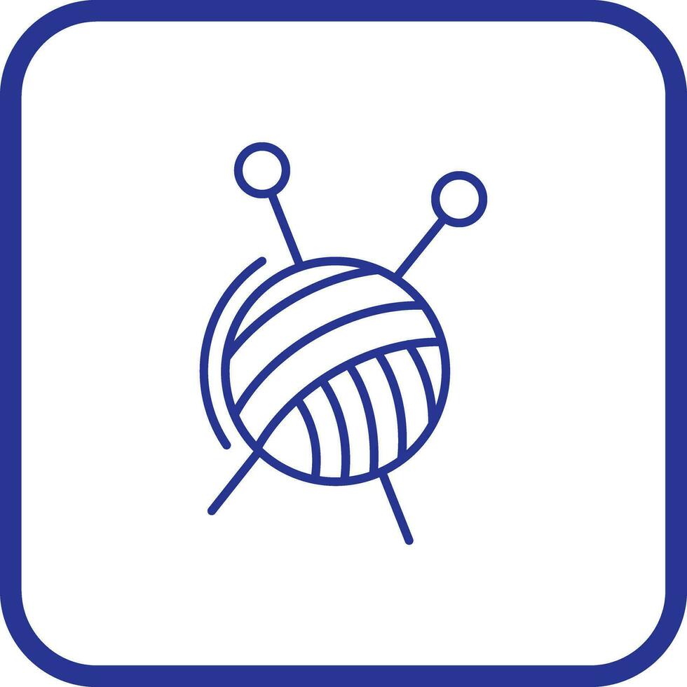 Knitting Vector Icon