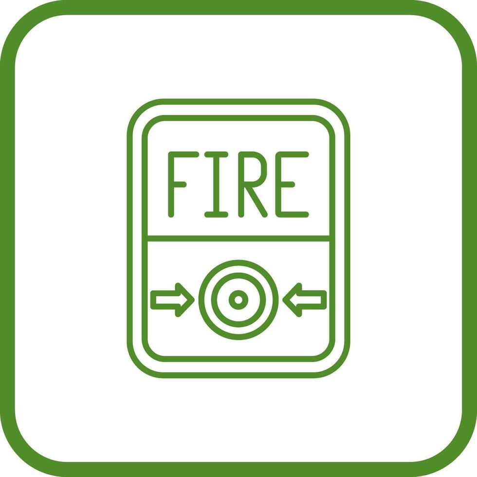 Fire Button Vector Icon