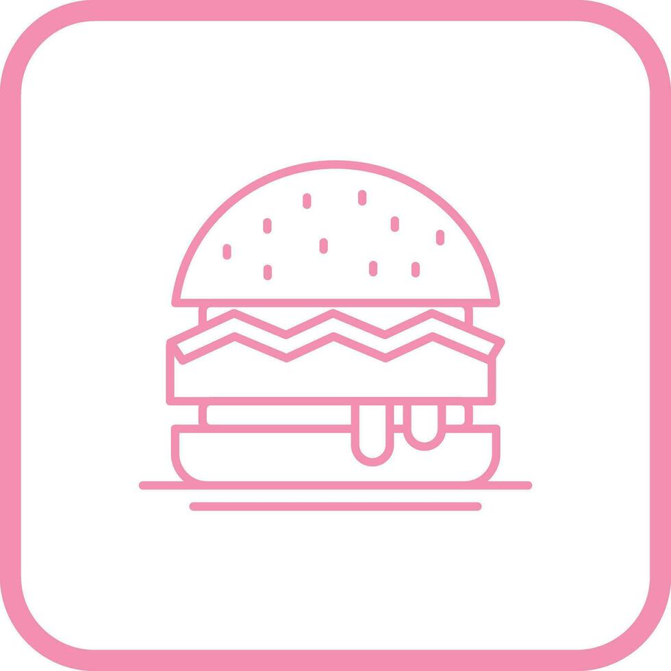 Hamburger Vector Icon