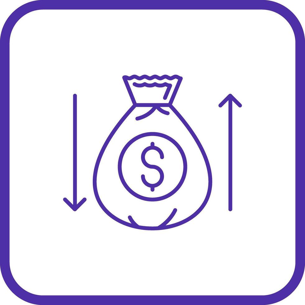 Money Bag Vector Icon