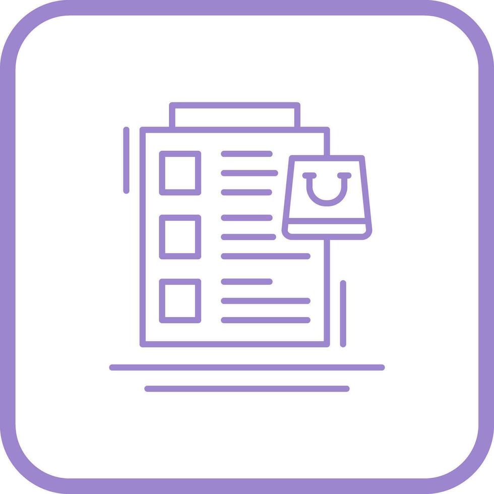 Wish List Vector Icon