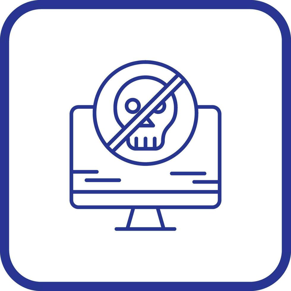 icono de vector de antivirus