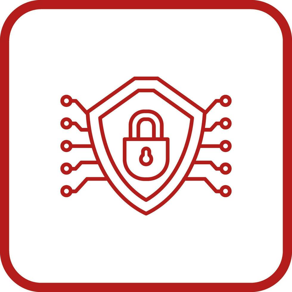Cyber Security Vector Icon