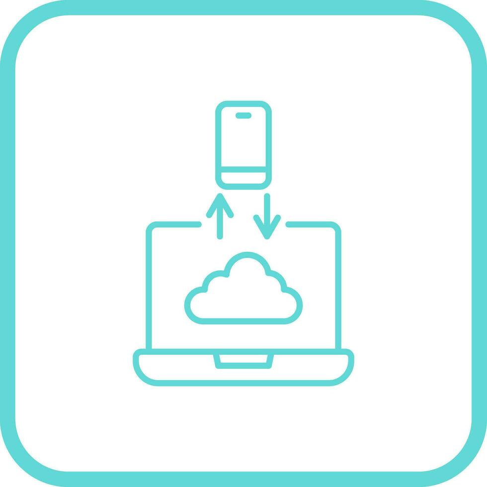 Data Transfer Vector Icon