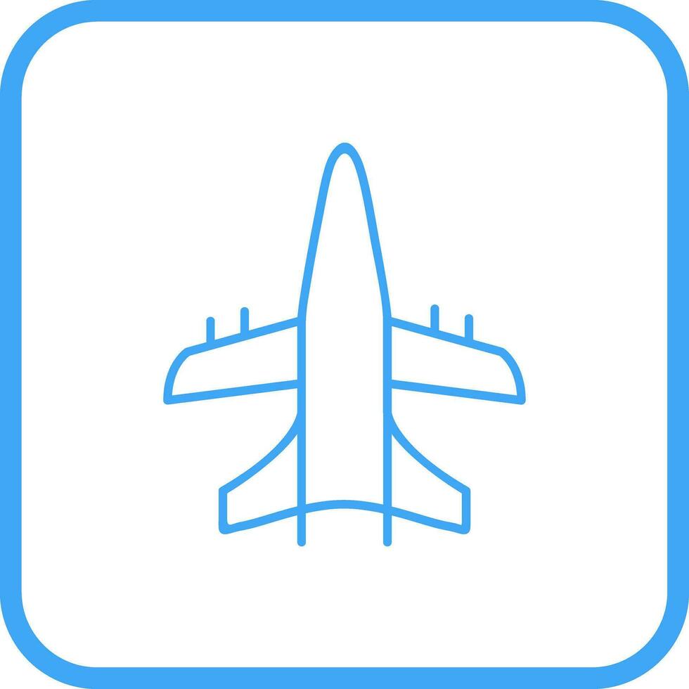 Military Plane Vector Icon