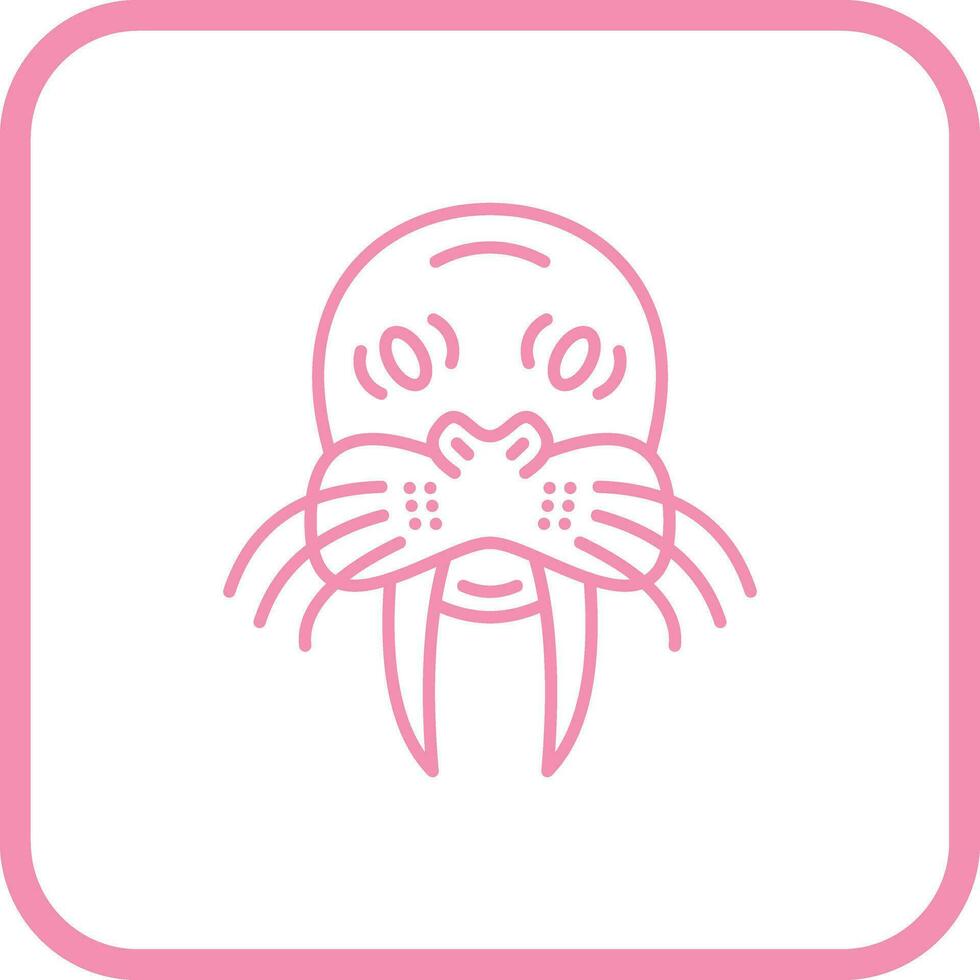 Walrus Vector Icon