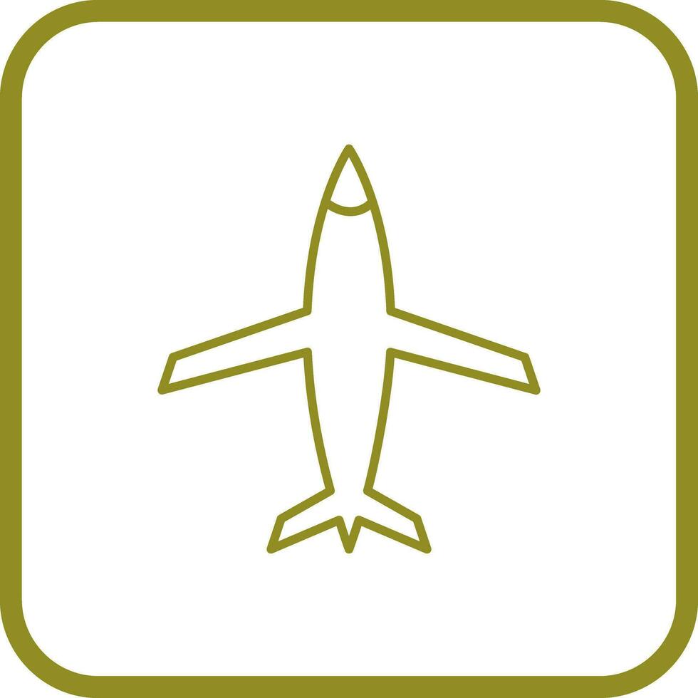 icono de vector de avión