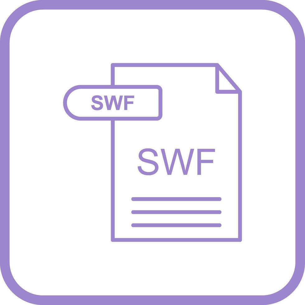 SWF Vector Icon