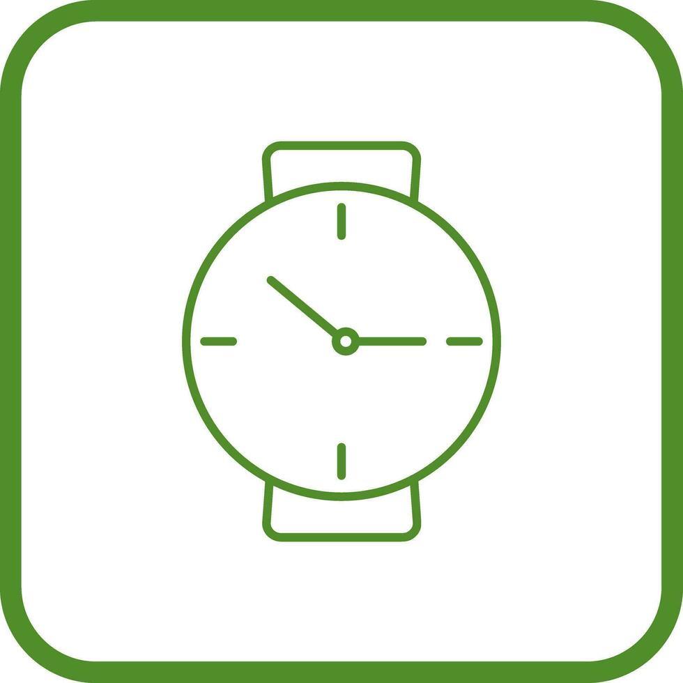 icono de vector de reloj de pulsera