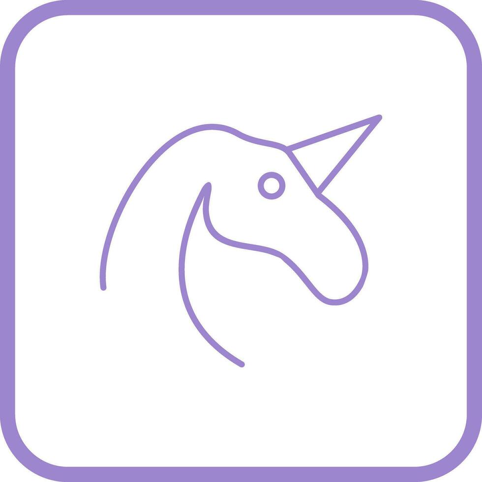 Unicorn Vector Icon