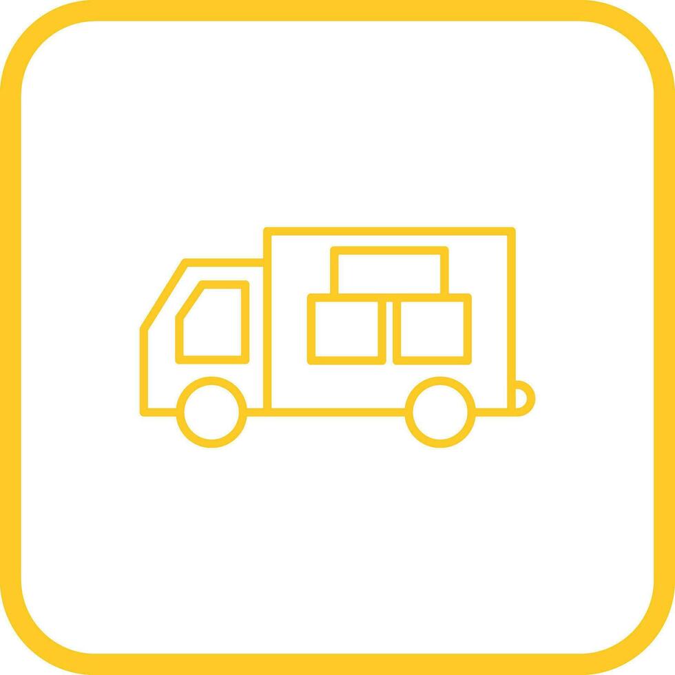 Logistics Car Vector Icon