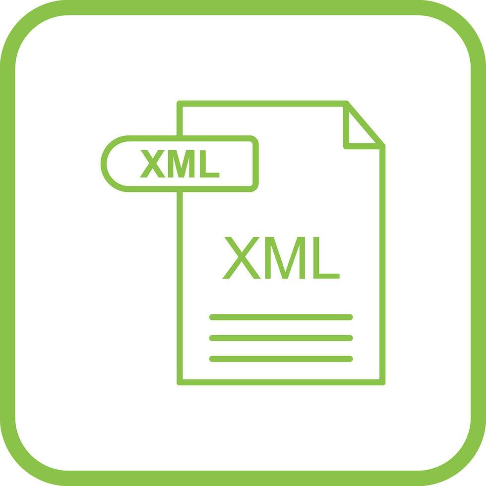 XML Vector Icon