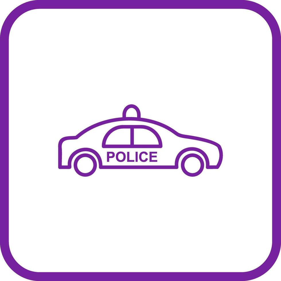 Police Car Vector Icon