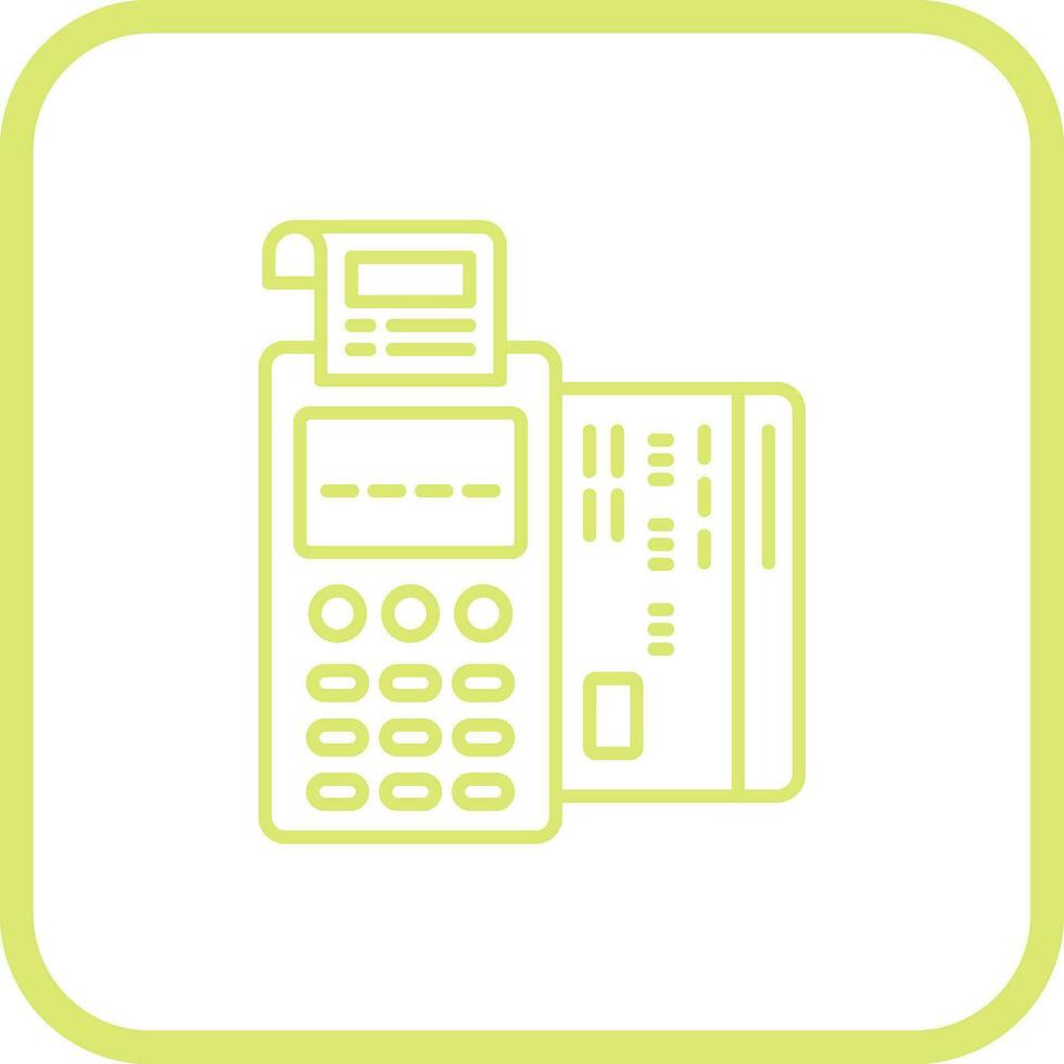 Pos Terminal Vector Icon