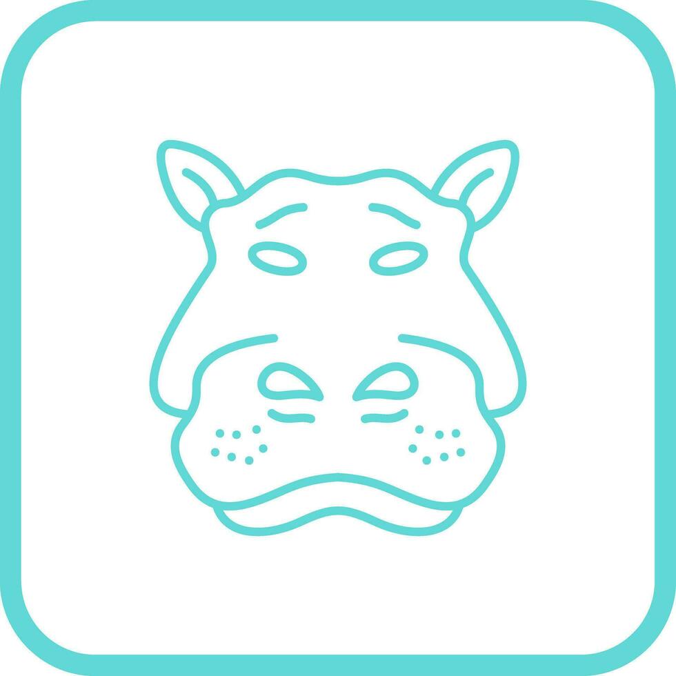 Hippo Vector Icon