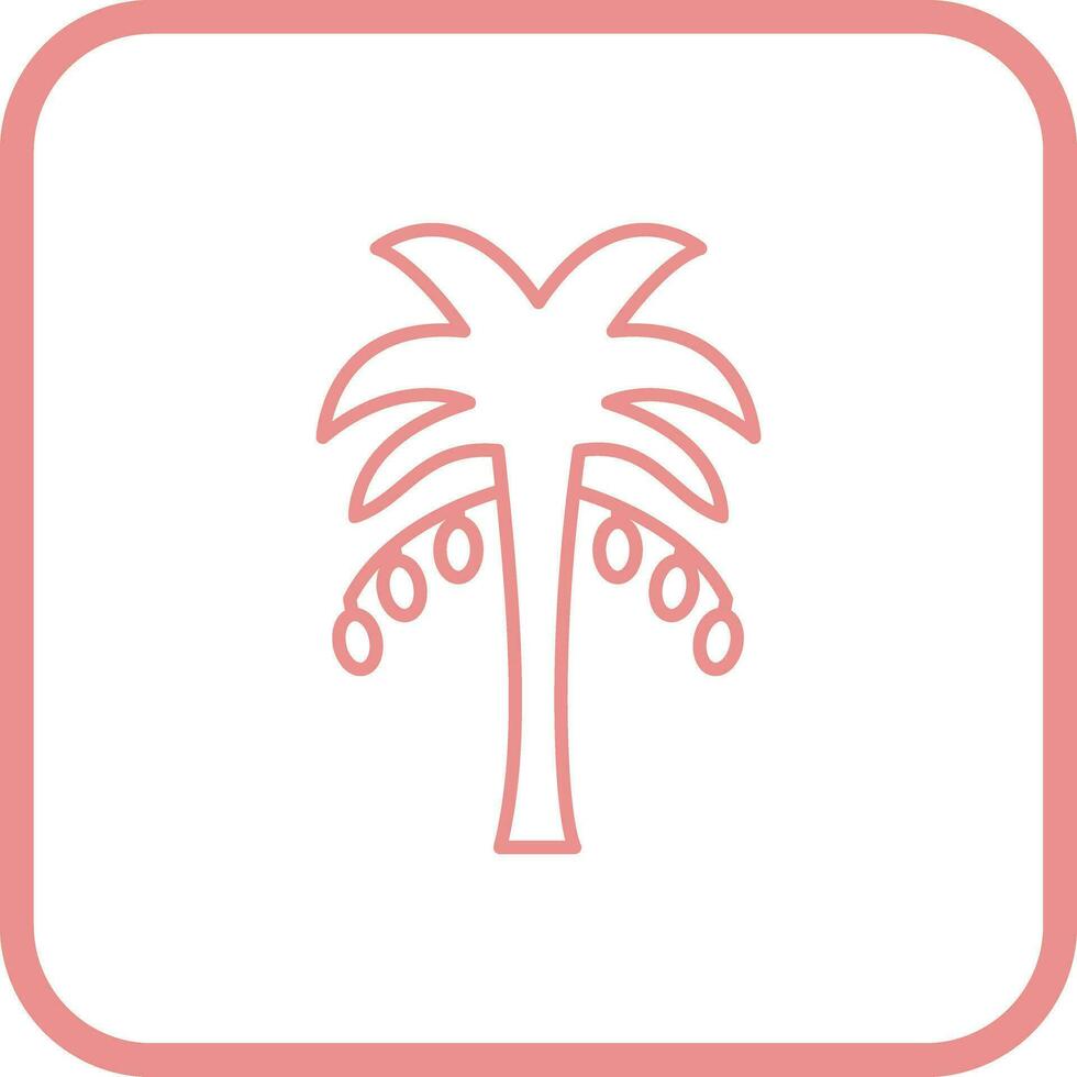 Coconut trees Vector Icon