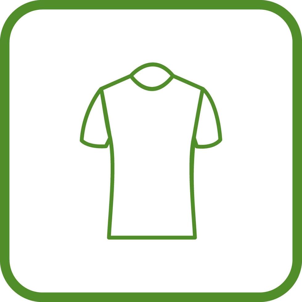 icono de vector de camisa de polo