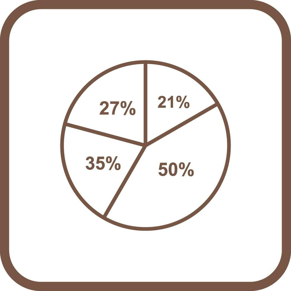 Pie Chart Vector Icon
