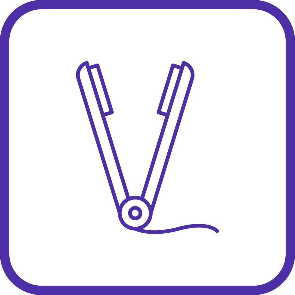 Straightener Vector Icon