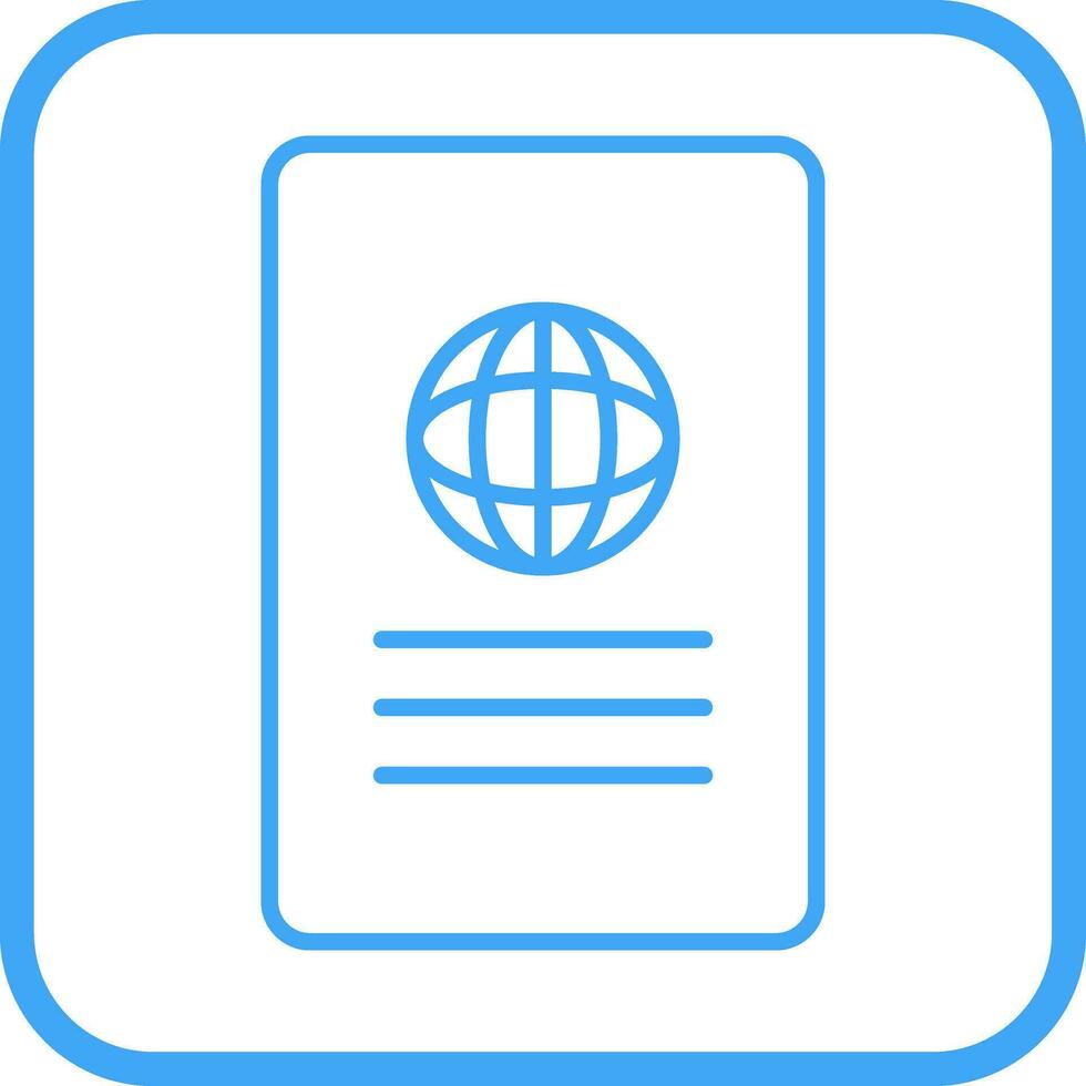 Unique Global Report Vector Icon