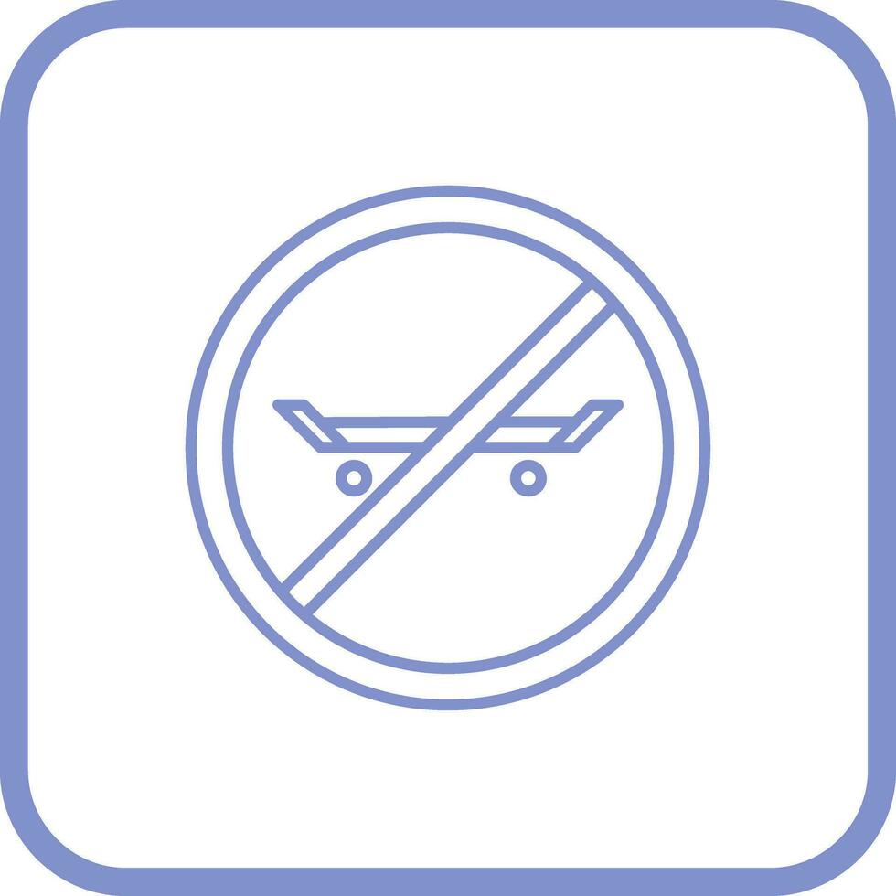 No Skating Vector Icon
