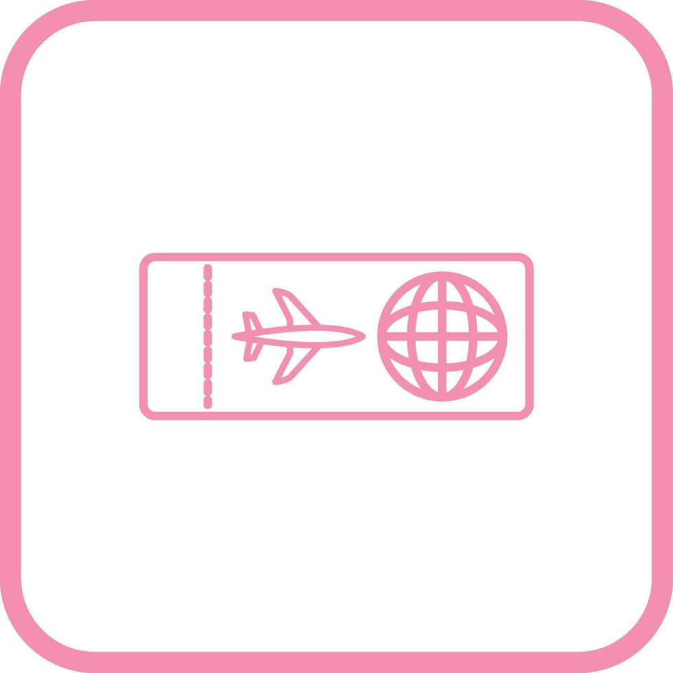 Plane Tickets Vector Icon