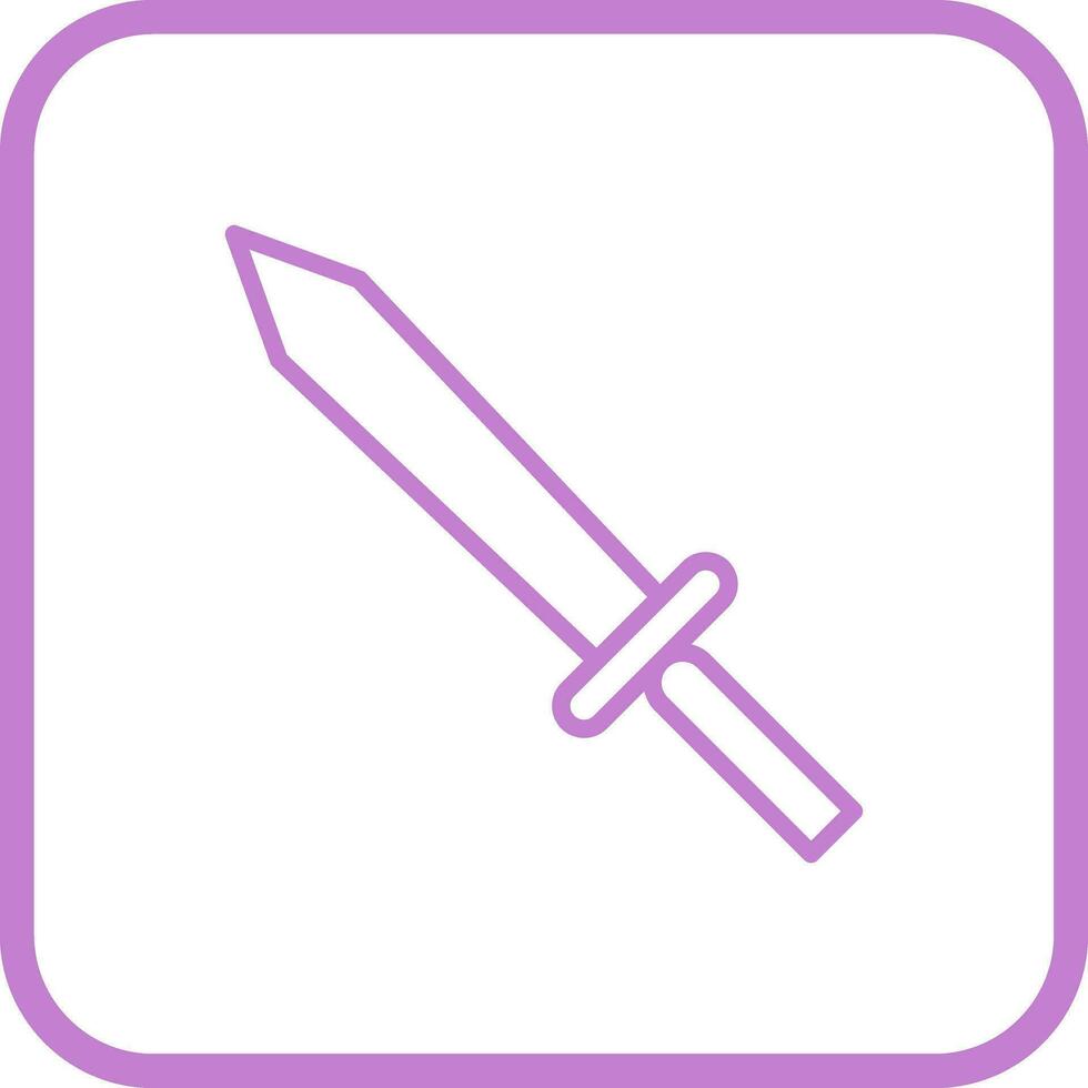 Unique Sword Vector Icon