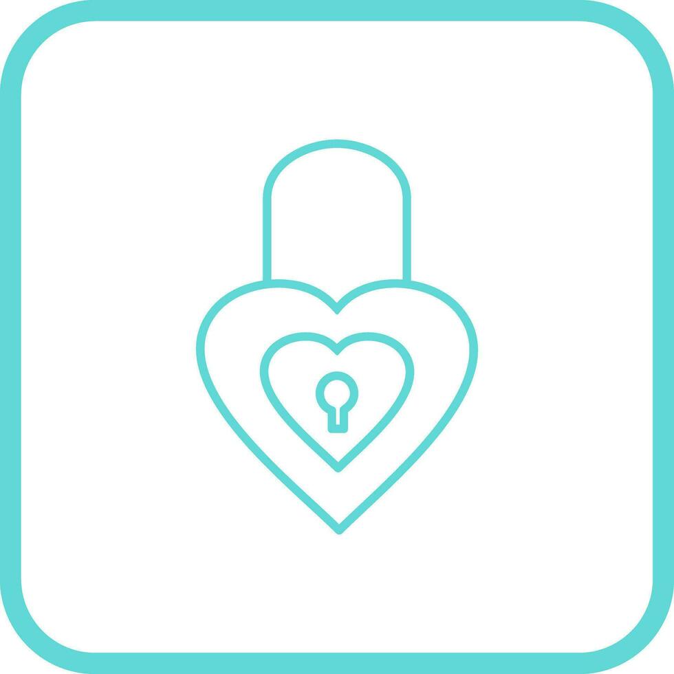 Unique Lock Vector Icon